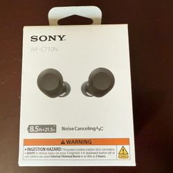 NEW Sony WF‑C710N NC IPX4-rated – splash and sweat-resistant Earbuds – $130 Retail – Just $40
