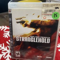 Playstation 3 PS3 John Woo Presents Stranglehold Complete w/Manual Card Tested