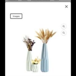 BRAND NEW..WHOLE HOUSEWARES Ceramic Vases for Decor, Set of 3 -
