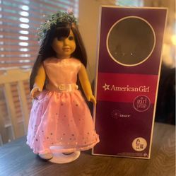 New American Girl Doll - GRACE - CGD13-BF1B , On Stand with Box