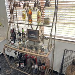 Dining table and bar