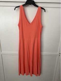 Peach summer dress