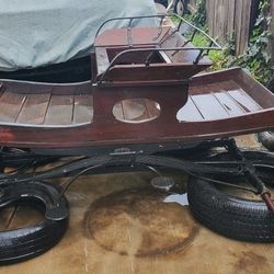 Vintage Horse Drawn  Wagon