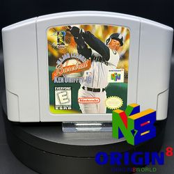 Major League Baseball Featuring Ken Griffey Jr N64 (Nintendo 64, 1998) Cart Only