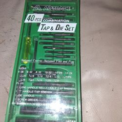 ALLTRADE 40pc COMBINATION  Tap & Die Set