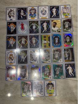 Real Madrid cards collection Daka and Topps