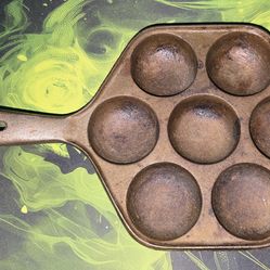 Cast iron pan antique