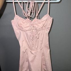 Pink Mini Corset Dress