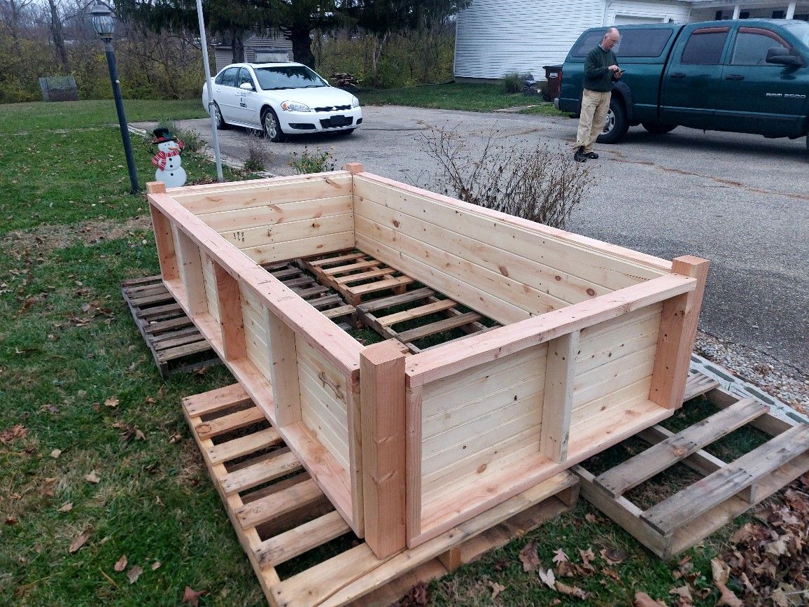 Pine Raised Garden Bed