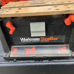 VINTAGE BLACK & DECKER® Workmate® ShopBox Portable Project Center tool box with removable pull-out tool tray  