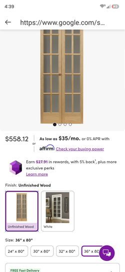 Bifold french doors