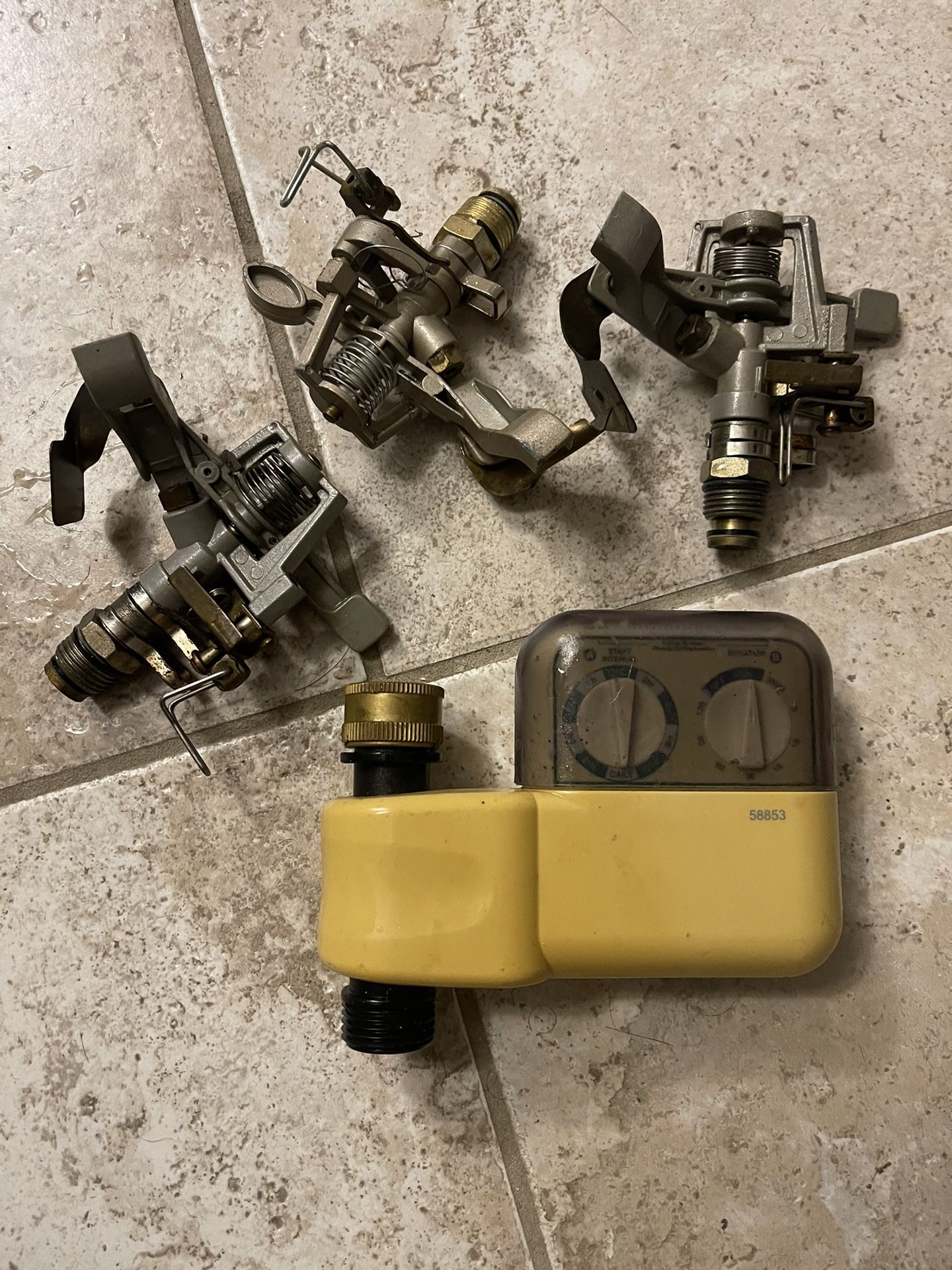 Orbit Sprinkler Controller And Sprinkler Heads