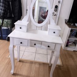 White Vanity $75 OBO