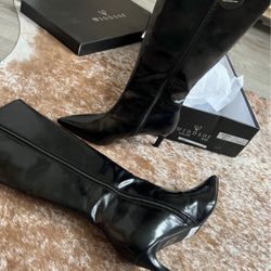 Faux Leather Boots 