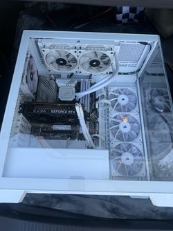 Custom Built Gaming PC White Tower