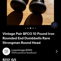 Rare Vintage BFCO Weight Set