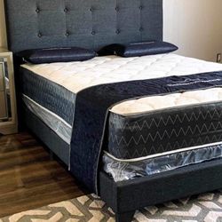 New Twin Matres And Bed For $250
