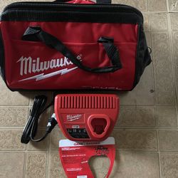 Milwaukee 12 Volt New And Tool Bag