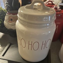 Rae Dunn Ho Ho Ho Canister