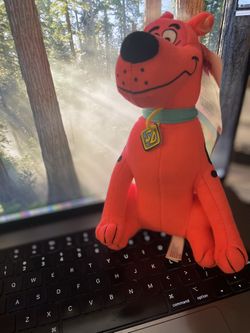 Scooby Doo Neon Orange Plush