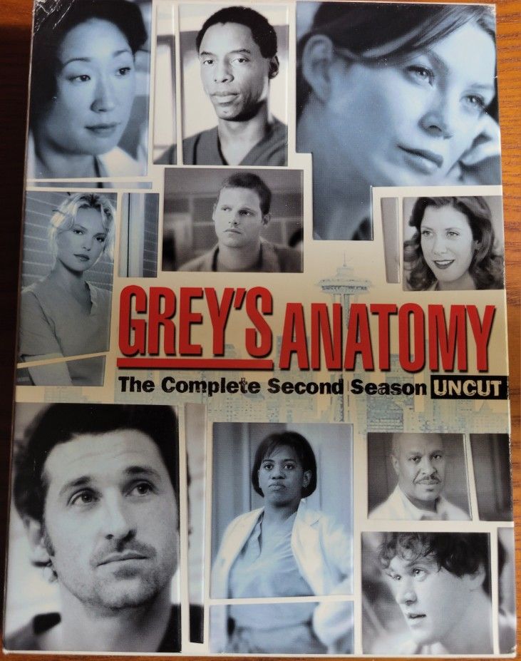 Grey's Anatomy Season 2 UNCUT - 6 DVD Set