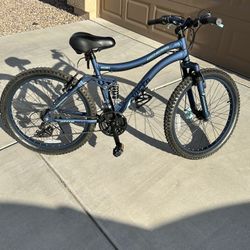 24” Genesis Bella Vista Mountain Bike Full Suspension 21 Speed