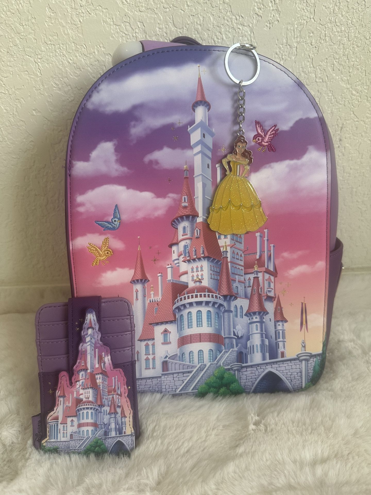 Beauty And The Beast Loungefly Backpack And Wallet