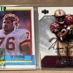 Mystery 50x Count Of Football Cards (Range From 60’s-Present Day)