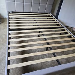 Grey Queen Bed Frame 
