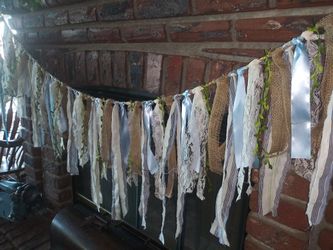 Set of 2 large Rag Banners