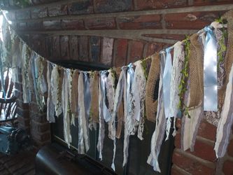 Set of 2 large Rag Banners