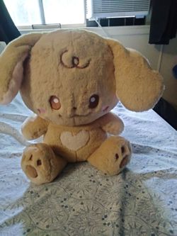 Large Tan Bunny Plush Stuffed Animal