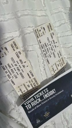 First of fury series tickets