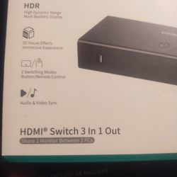 HDMI Switch 3 In 1 Out
