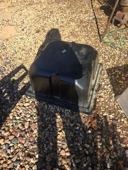 Large plastic bin