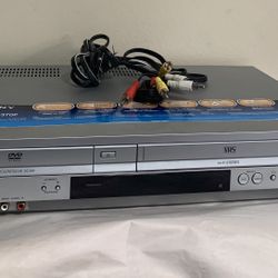 Sony SLV-D370P DVD Player & VCR Combo – No Remote, DTS Digital Out, AC 120V