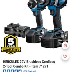 Hercules 20v Combo Kit
