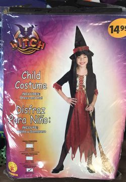 Child Witch Halloween Costume. Size. Large 12-14. Brand New