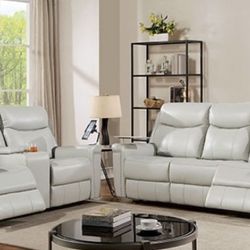 2 Pc Sofá And Love Seat