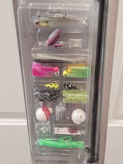 New Rapala Spinning Combo Fishing Rod, Reel and Tackle Box'. for