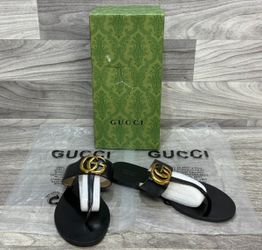 Gucci Double G Thong Sandals (A1D026265)