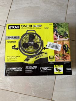 18V Brushless Hybrid 9" Oscillating Fan