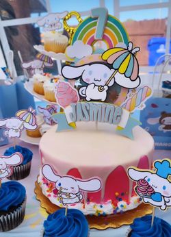 Cinnamoroll Cake Topper & Cupcake Topper