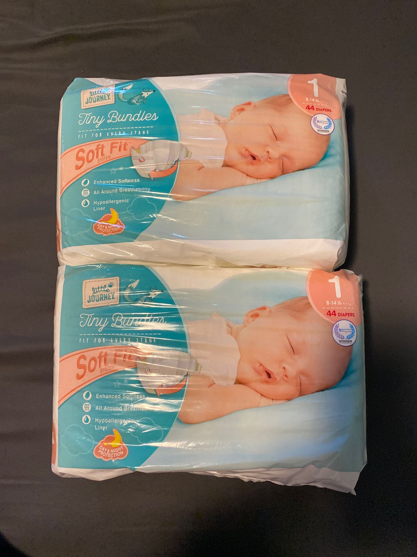 Little journey diapers size 1