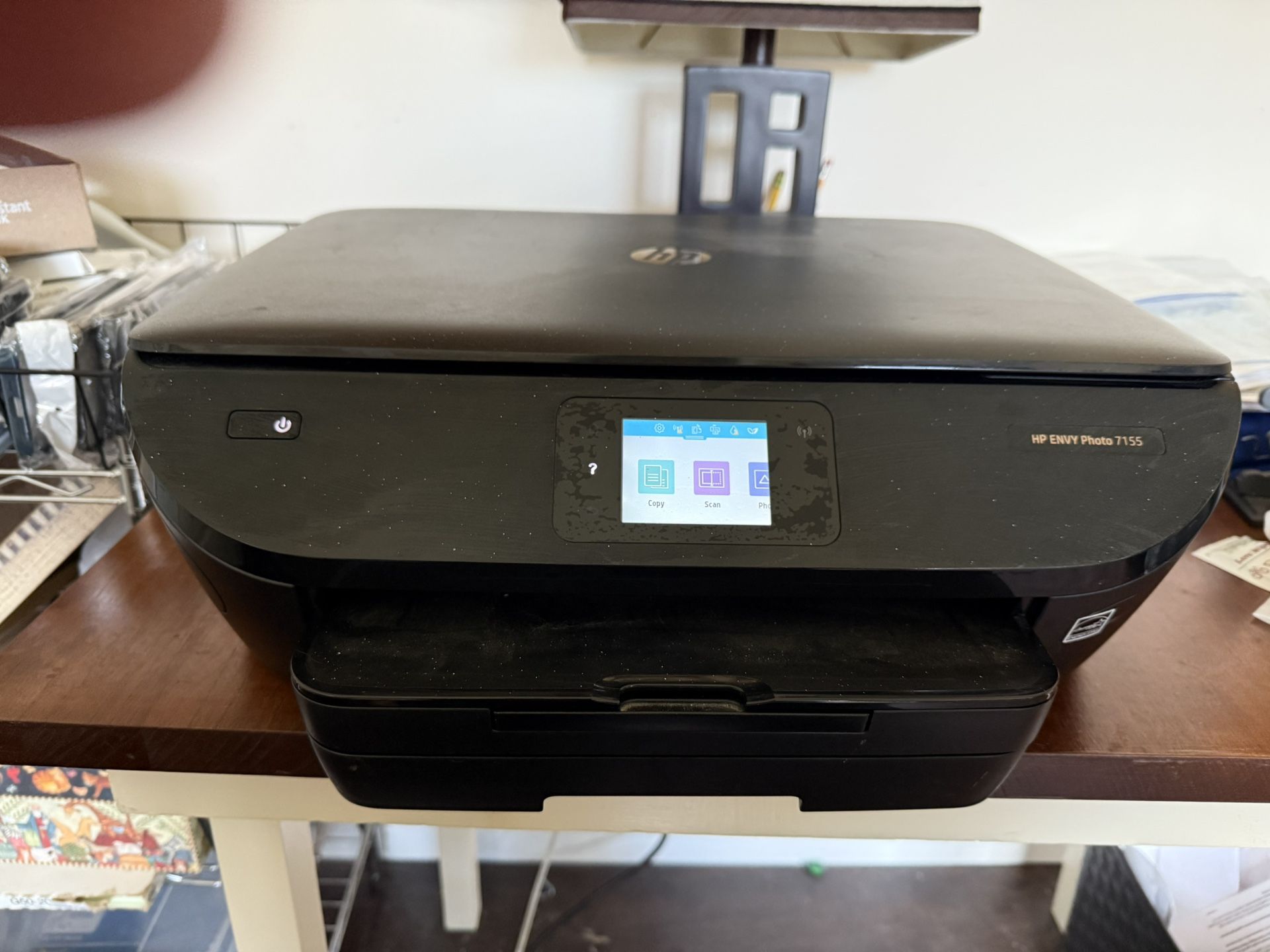 HP ENVY Photo 7155 Wireless AllinONE Color Thermal Inkjet Photo Printer. Black