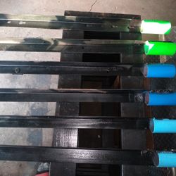 Iron Fishing Pole Holders 