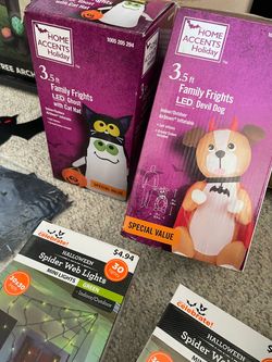 Halloween Inflatable & Lights Bundle