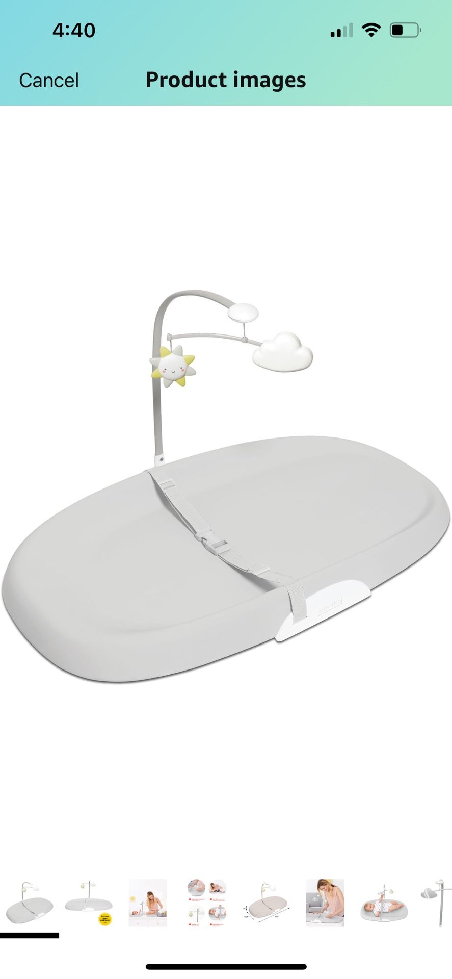 Skip Hop Baby Changing Pad Nursery Style Wipe-Clean Contoured with Cushioned Foam