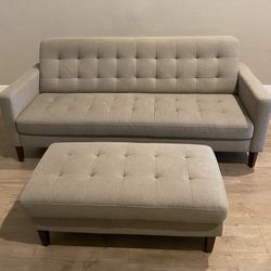 Sofa/couch With Ottoman 