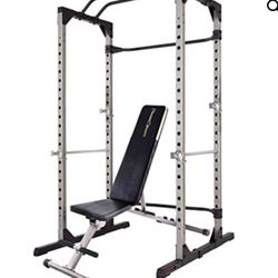 Squat Rack W Lb Bar Bell (No Seat)